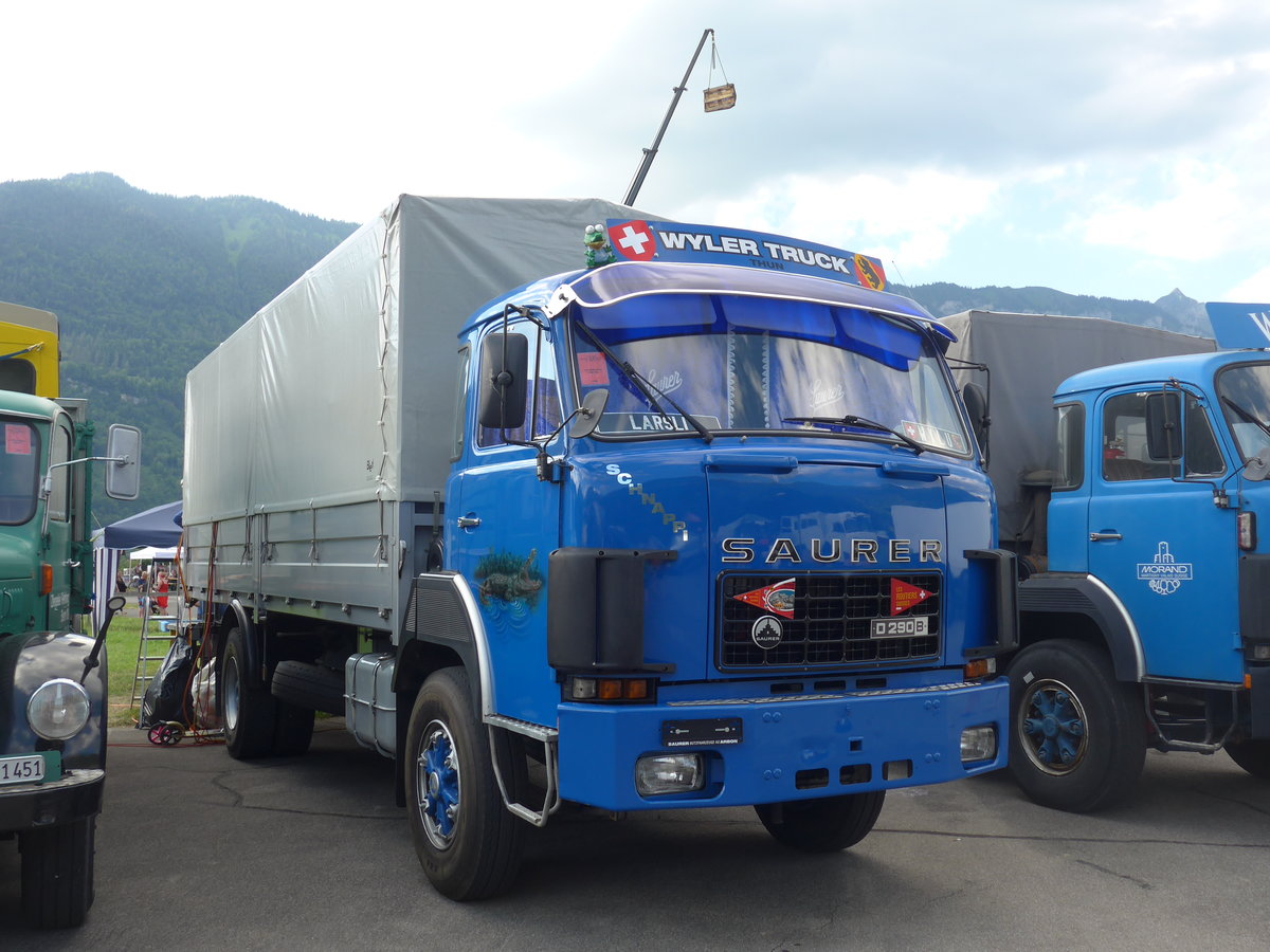 (194'333) - Wyler, Thun - Saurer am 23. Juni 2018 in Interlaken, Flugplatz