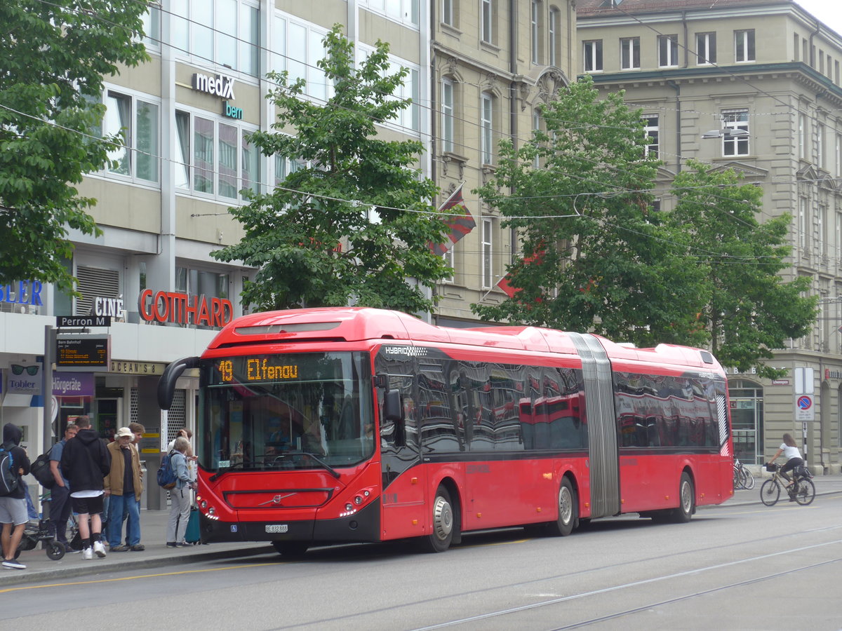 (194'379) - Bernmobil, Bern - Nr. 888/BE 832'888 - Volvo am 24. Juni 2018 beim Bahnhof Bern