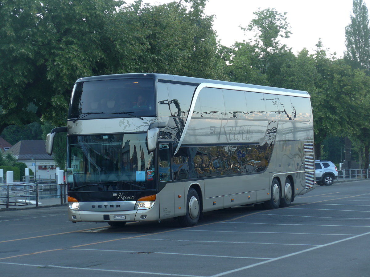 (194'454) - STI Thun - Nr. 42/BE 120'042 - Setra am 30. Juni 2018 in Thun, CarTerminal