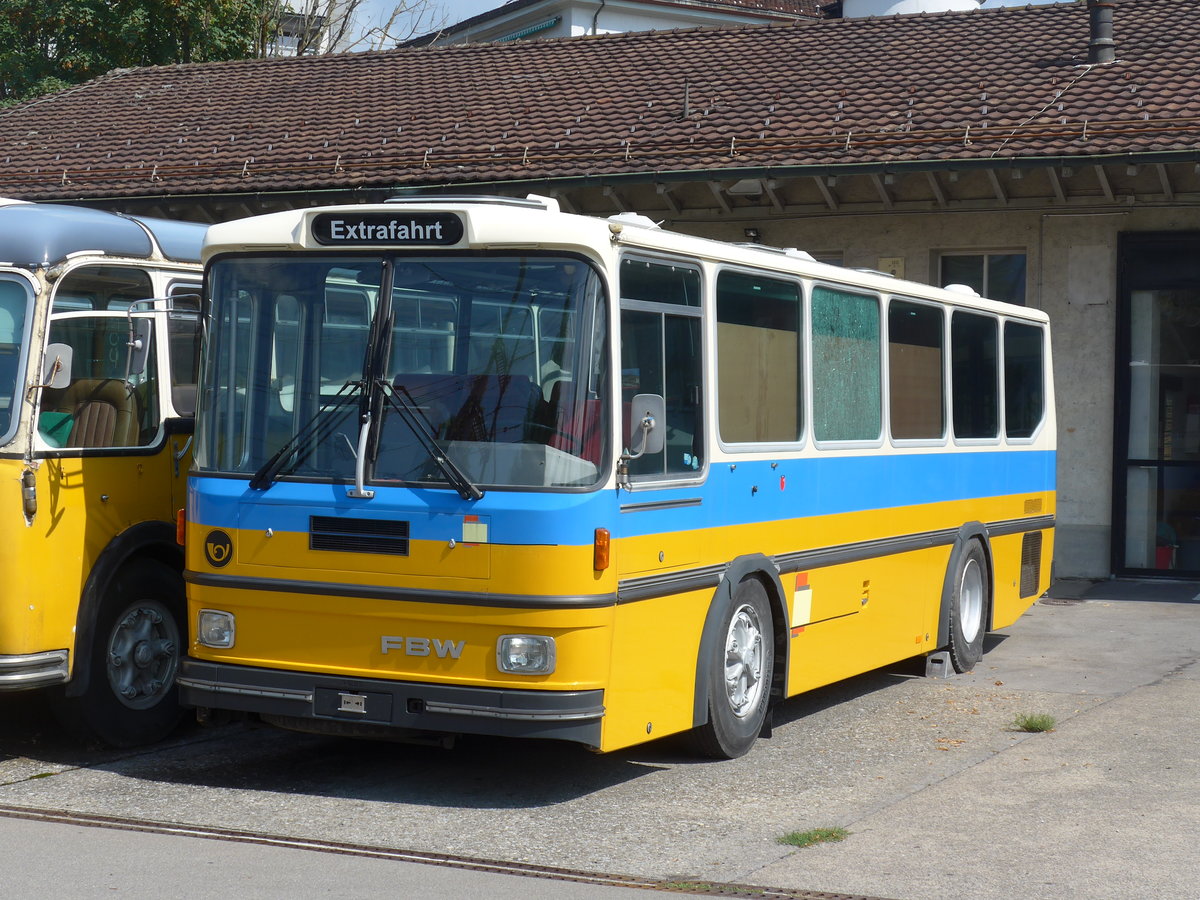 (194'546) - Schebath, Lauerz - FBW/Hess (ex BBSV Sattelegg; ex P 23'422) am 7. Juli 2018 in Uznach, Garage Oldie-Tours Zrisee