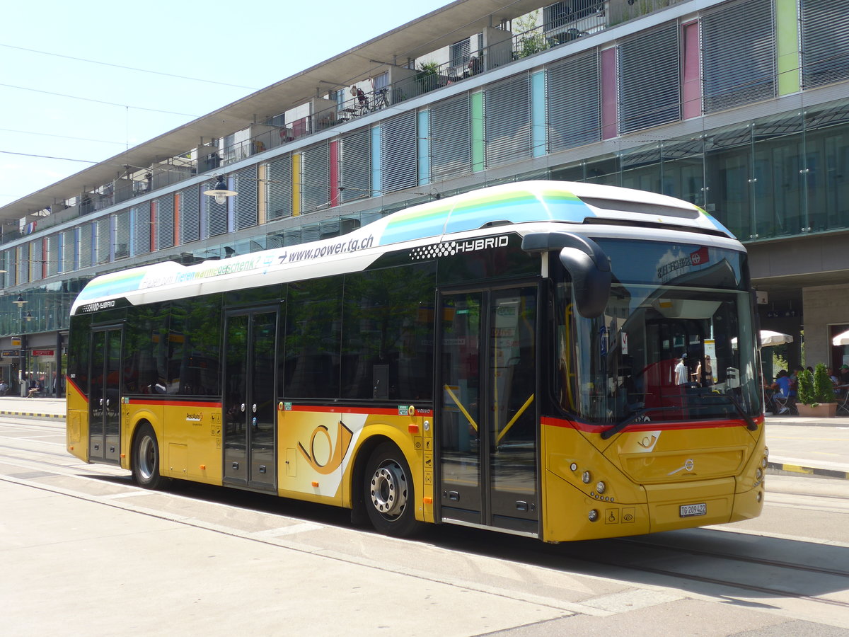 (194'619) - PostAuto Ostschweiz - TG 209'422 - Volvo am 7. Juli 2018 beim Bahnhof Frauenfeld