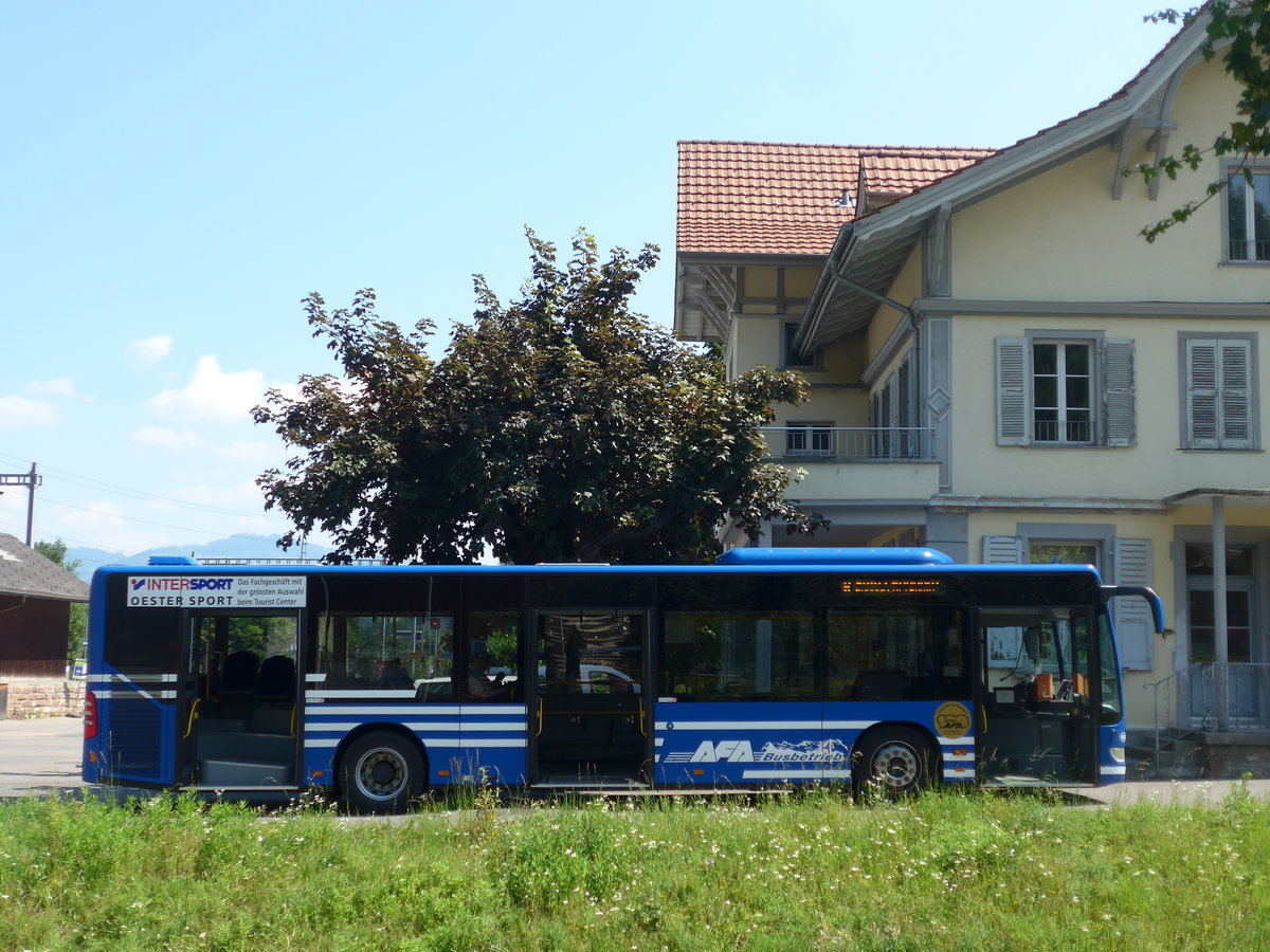 (194'677) - AFA Adelboden - Nr. 58/BE 611'224 - Mercedes am 9. Juli 2018 beim Bahnhof Wimmis