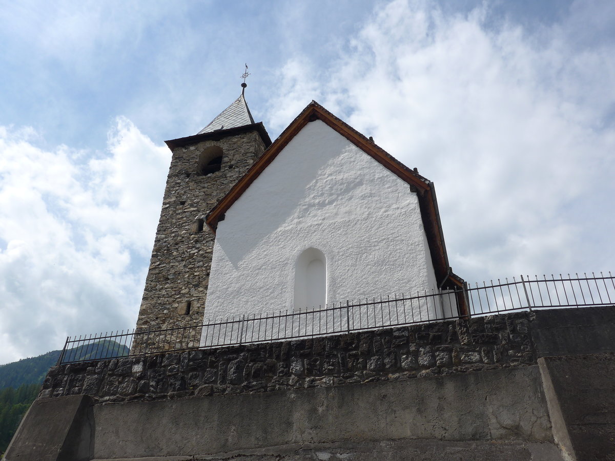 (194'834) - Die Kirche am 15. Juli 2018 in Tschiertschen