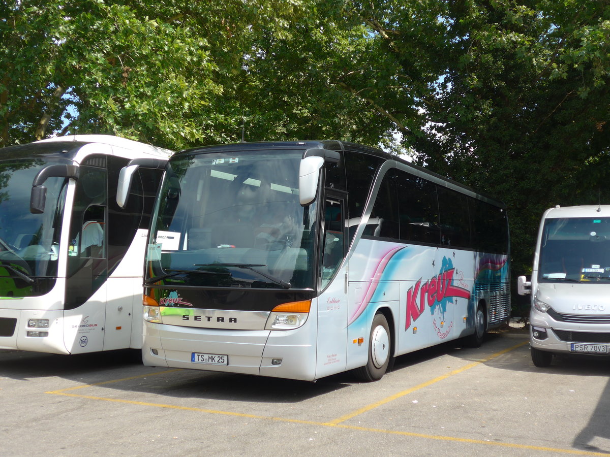 (194'879) - Aus Deutschland: Kreuz-Reisen, Grassau - TS-MK 25 - Setra am 15. Juli 2018 in Zrich, Sihlquai