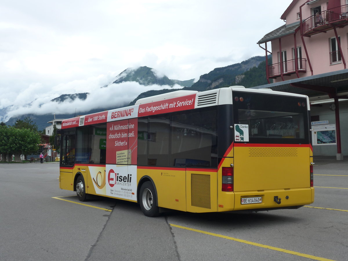 (194'974) - AVG Meiringen - Nr. 72/BE 614'040 - MAN/Gppel am 21. Juli 2018 in Meiringen, Postautostation