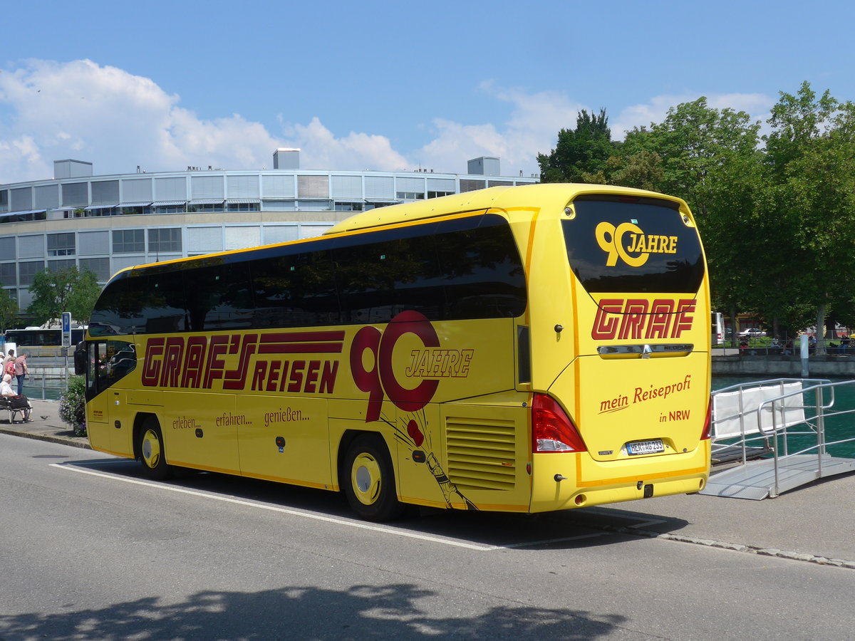 (195'177) - Aus Deutschland: Graf, Herne - Nr. 538/HER-AG 233 - Neoplan am 24. Juli 2018 bei der Schifflndte Thun