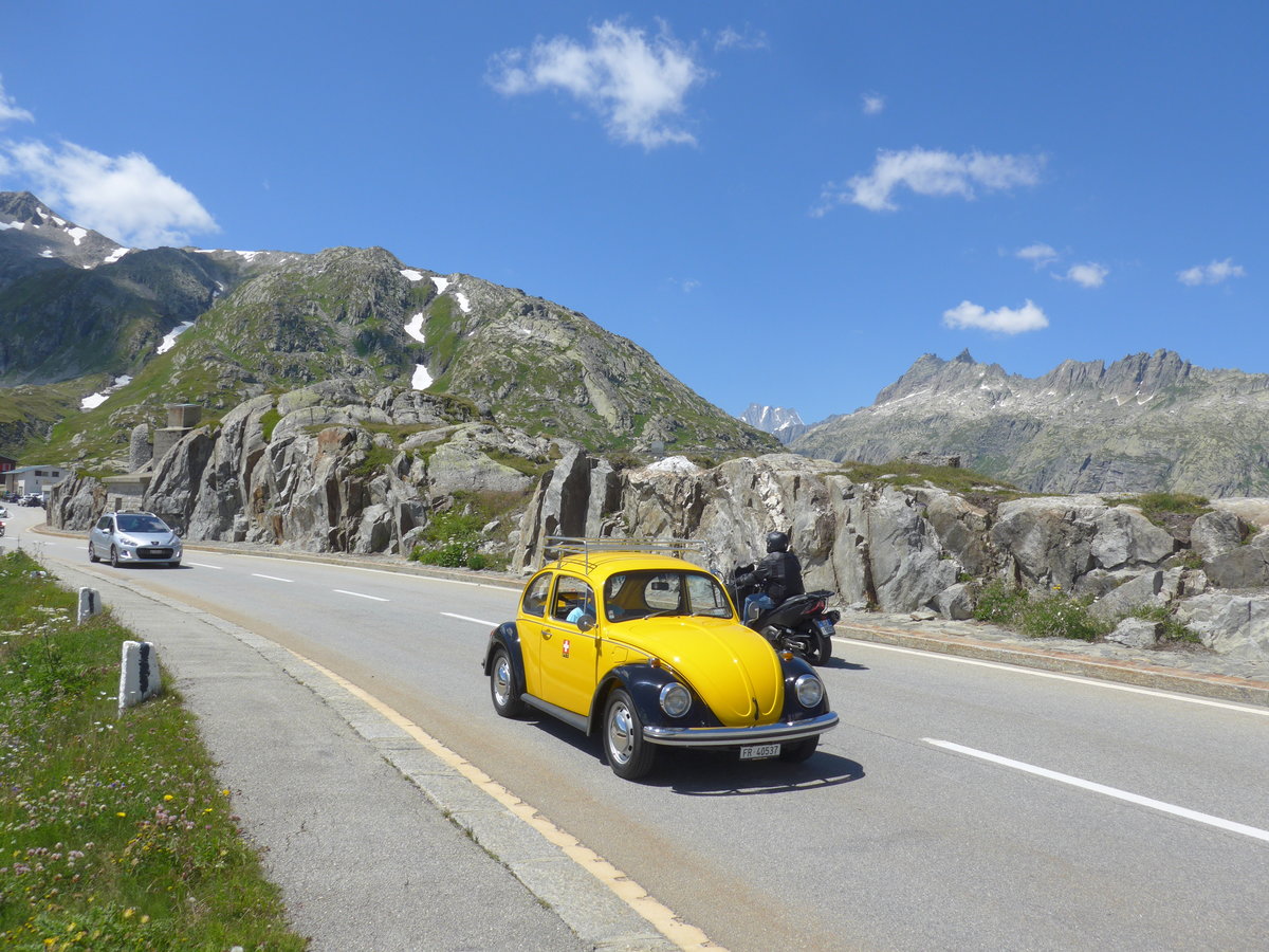 (195'292) - VW-Kfer - FR 40'537 - (ex PTT) am 29. Juli 2018 auf dem Grimselpass