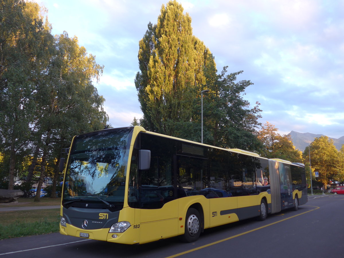 (195'799) - STI Thun - Nr. 183/BE 804'183 - Mercedes am 11. August 2018 in Thun, Lachen