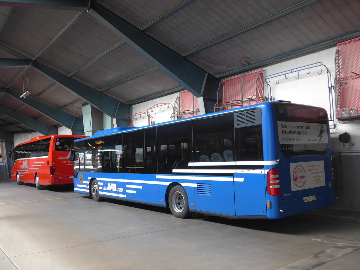 (195'827) - AFA Adelboden - Nr. 58/BE 611'224 - Mercedes am 12. August 2018 in Adelboden, Busstation