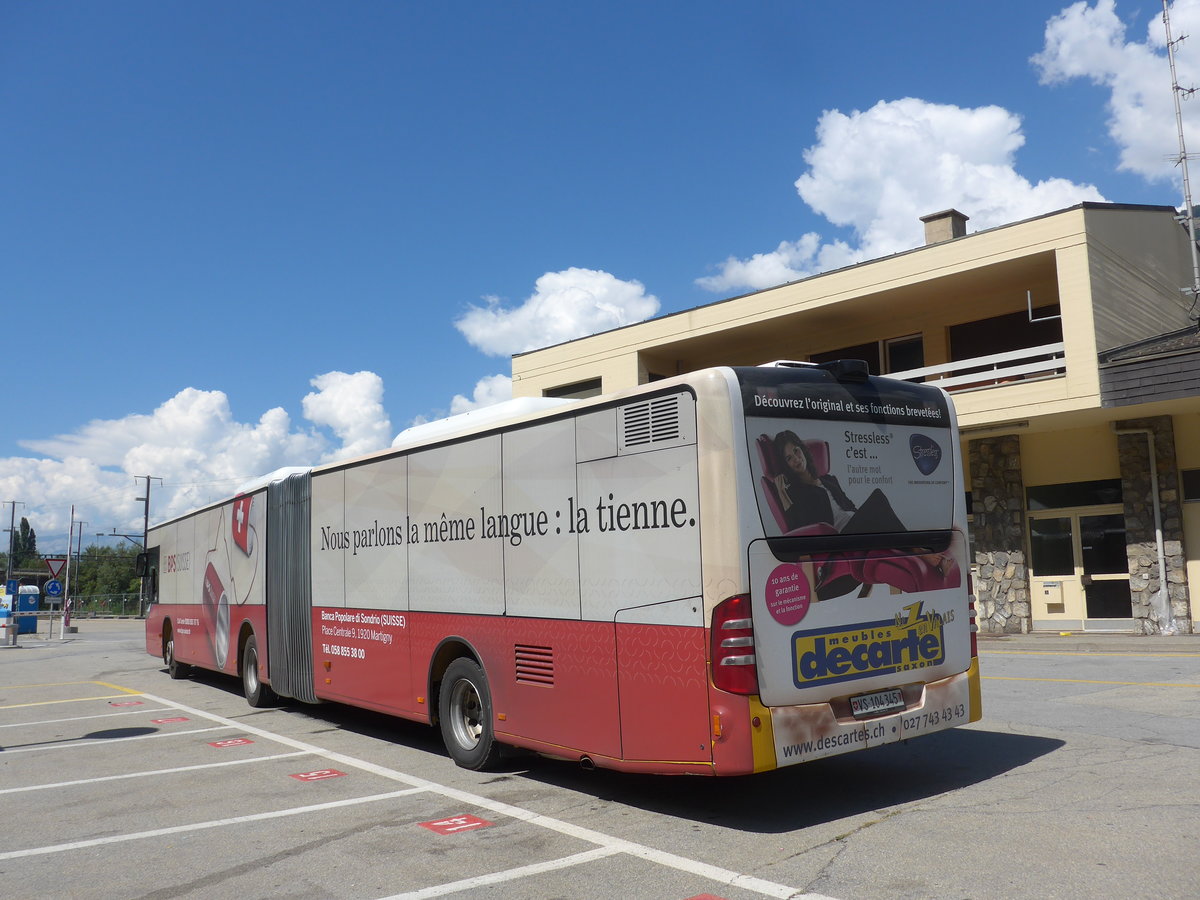 (196'059) - Buchard, Leytron - VS 104'345 - Mercedes am 19. August 2018 beim Bahnhof Gampel-Steg