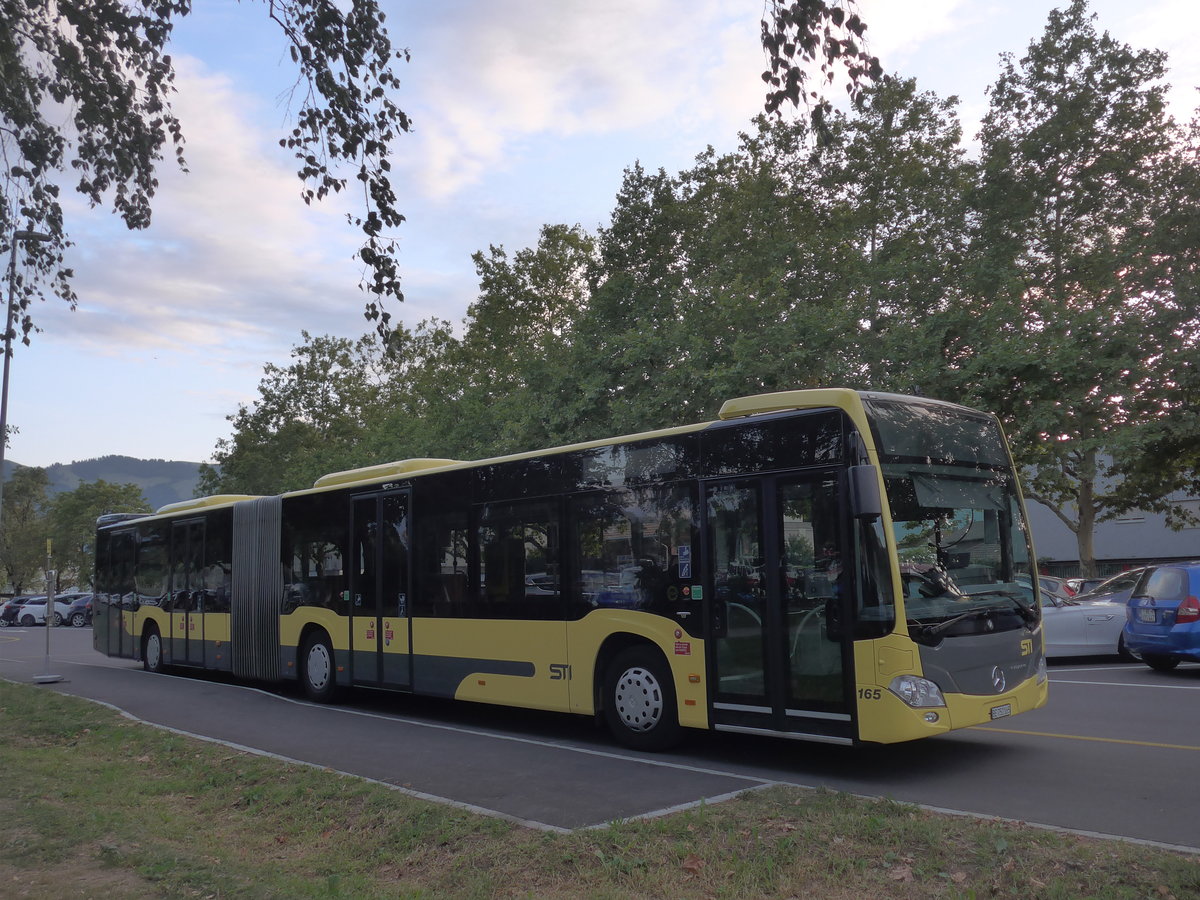 (196'230) - STI Thun - Nr. 165/BE 752'165 - Mercedes am 27. August 2018 in Thun, Lachen