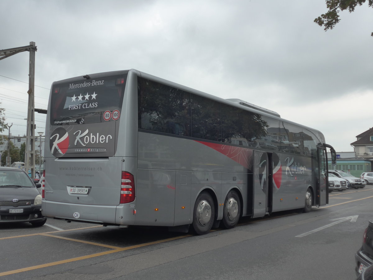 (196'236) - Kobler, Rthi - SG 39'591 - Mercedes am 31. August 2018 in Thun, CarTerminal