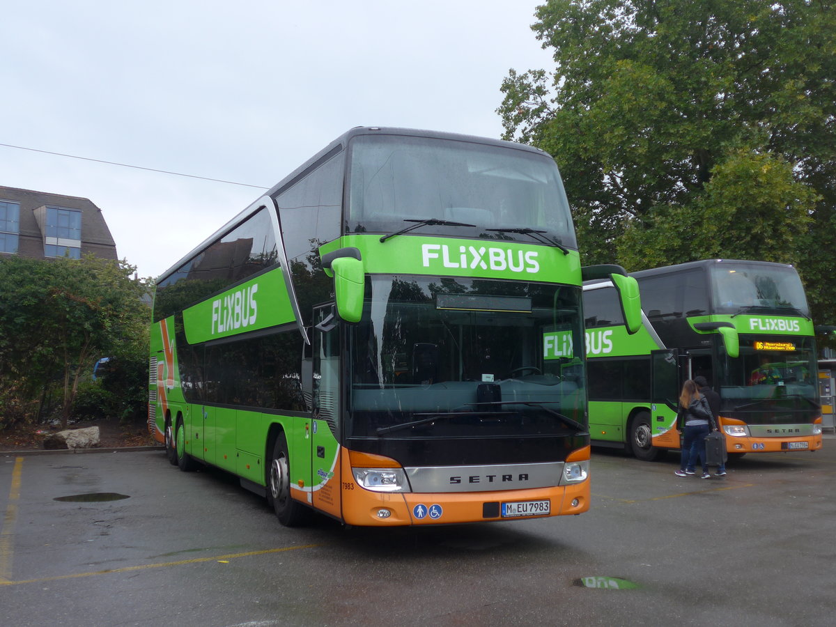 (196'242) - Aus Deutschland: Albus, Mnchen - Nr. 7983/M-EU 7983 - Setra am 1. September 2018 in Zrich, Sihlquai