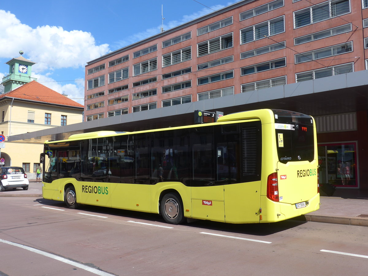 (196'682) - Ledermair, Schwaz - SZ 193 KI - Mercedes am 10. September 2018 beim Bahnhof Innsbruck