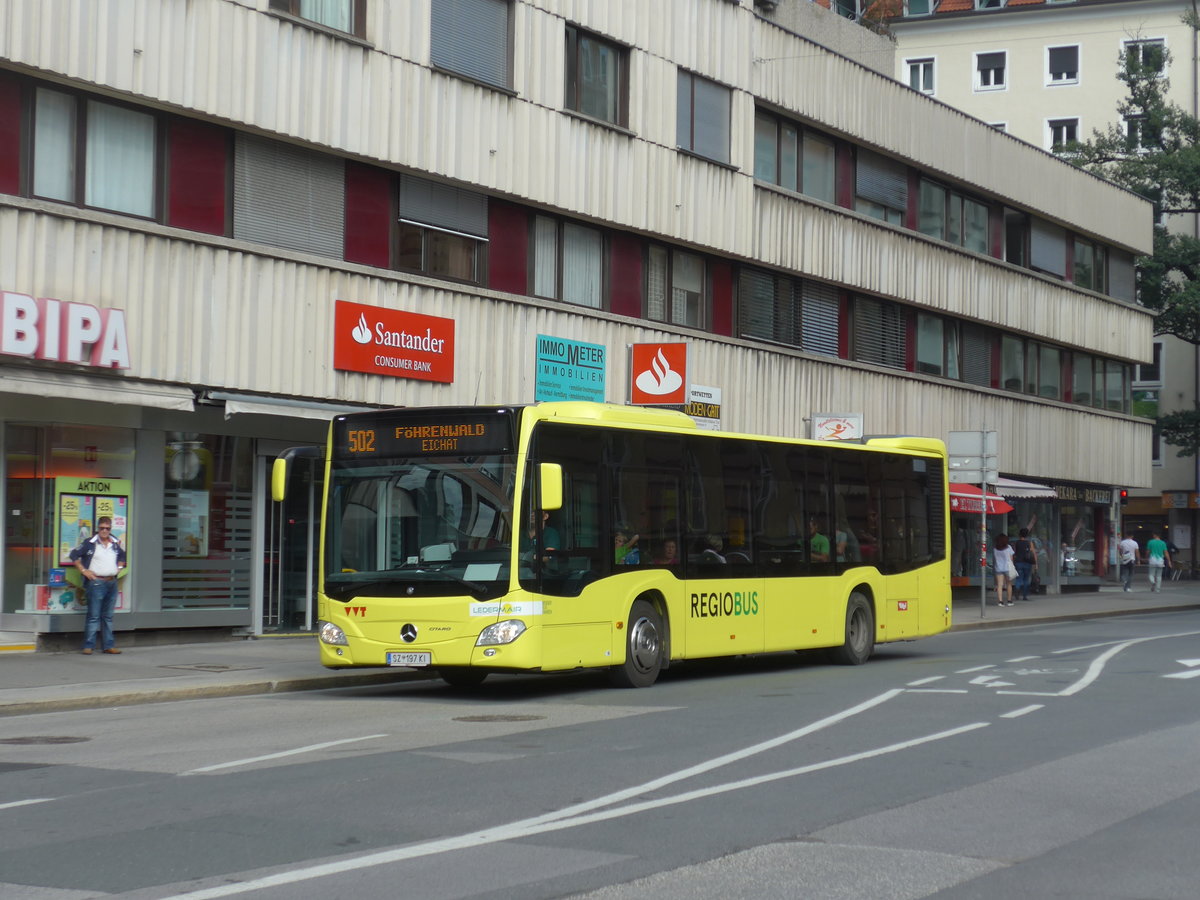 (196'715) - Ledermair, Schwaz - SZ 197 KI - Mercedes am 10. September 2018 in Innsbruck, Brixner Strasse