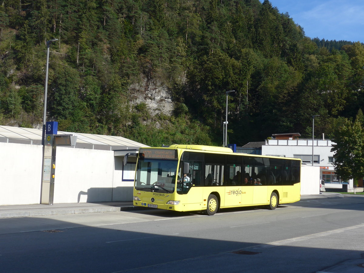 (196'831) - PostBus - BD 13'525 - Mercedes am 11. September 2018 beim Bahnhof Brixlegg