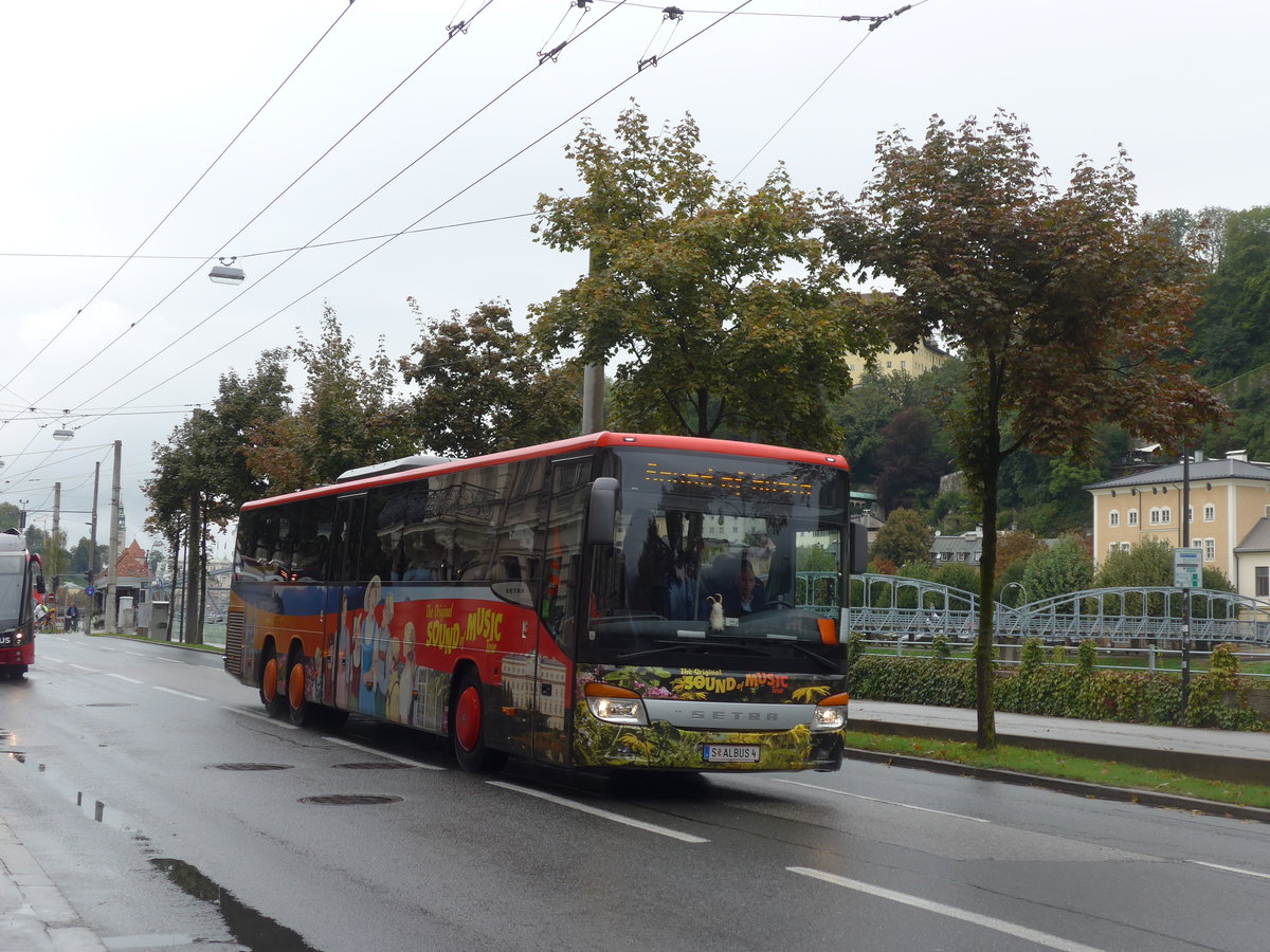 (197'498) - Albus, Salzburg - Nr. L7052/S ALBUS 4 - Setra am 14. September 2018 in Salzburg, Mozartsteg