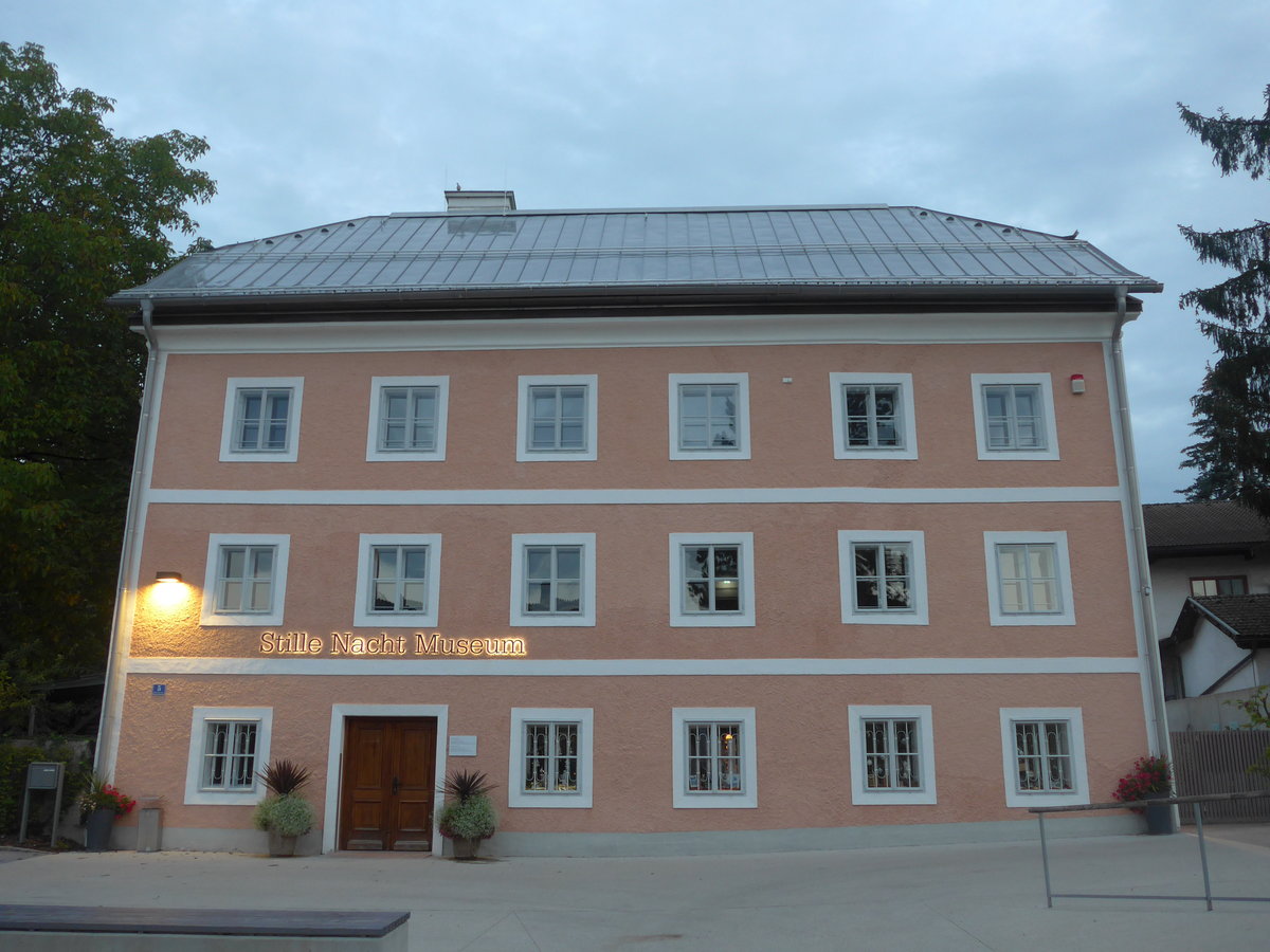 (197'604) - Stille Nacht Museum am 15. September 2018 in Oberndorf