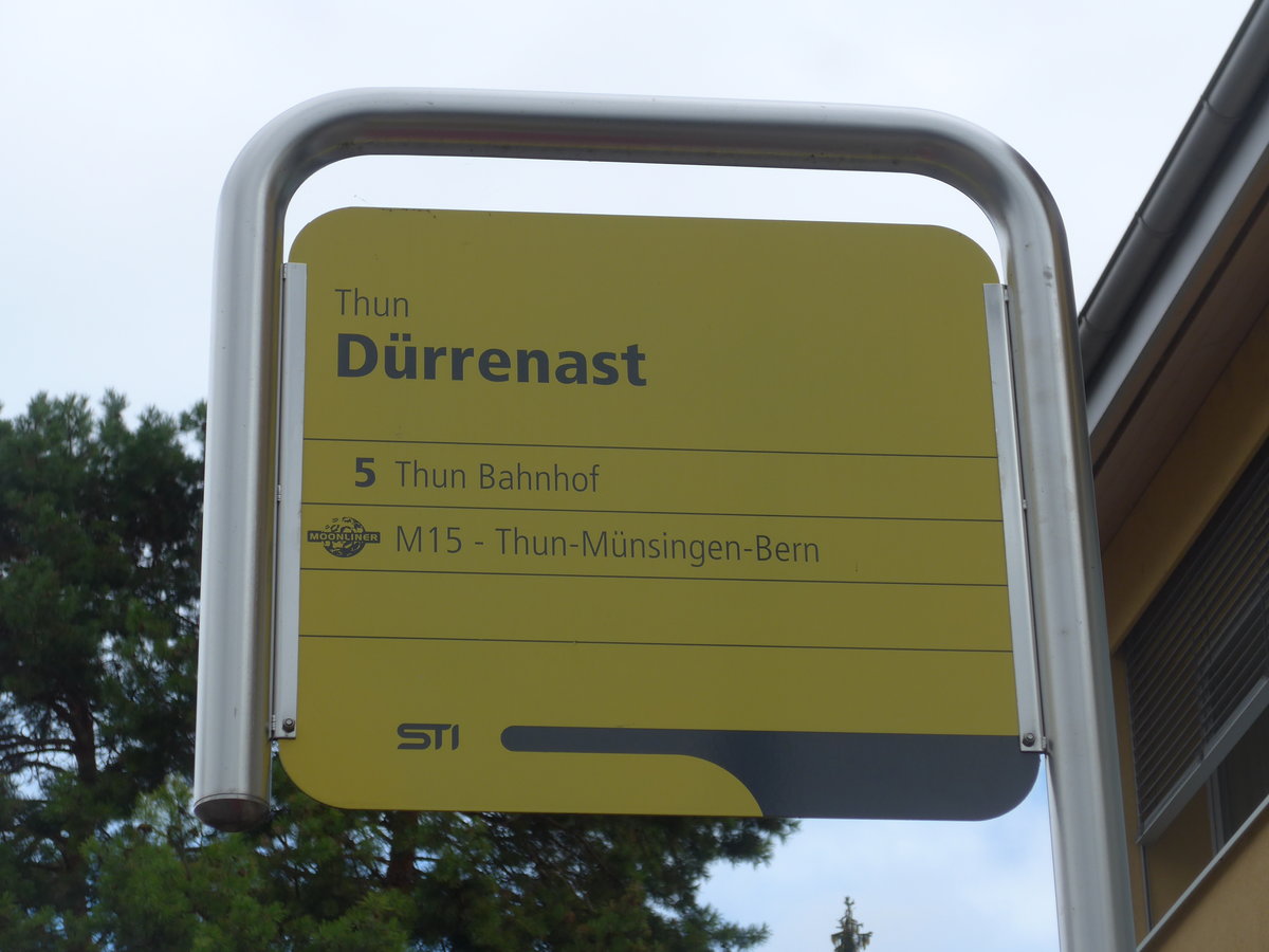 (197'959) - STI-Haltestelle - Thun, Drrenast - am 24. September 2018