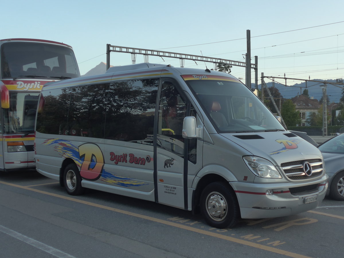 (197'969) - Dysli, Bern - Nr. 30/BE 212'616 - Mercedes am 27. September 2018 in Thun, CarTerminal