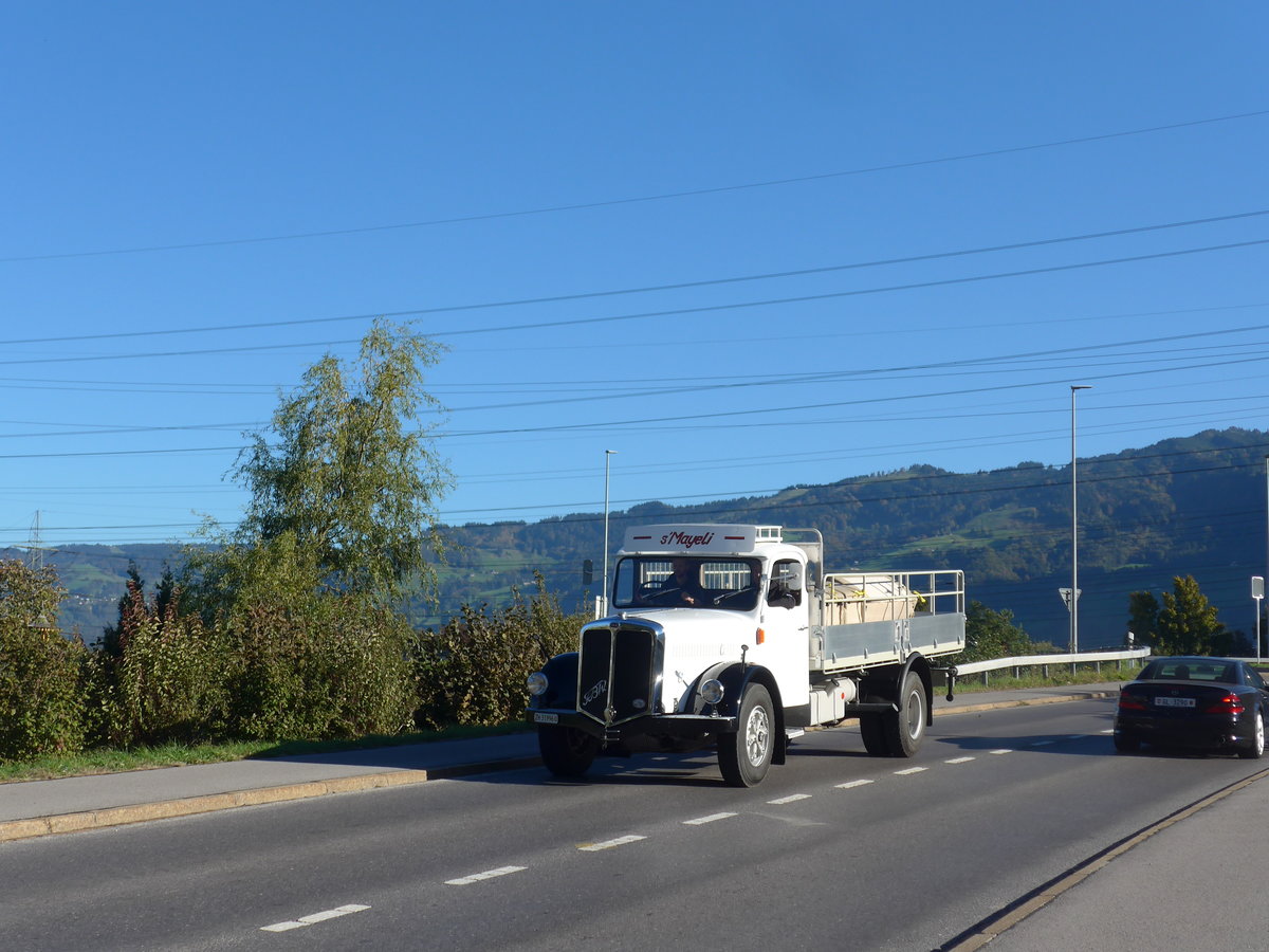 (198'154) - s'Mayeli - ZH 31'996 U - FBW am 13. Oktober 2018 in Bilten, Schniserstrasse