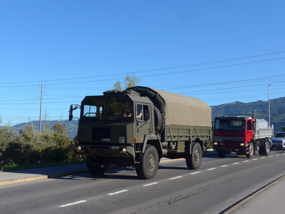 (198'171) - Saurer - AG 382'534 - am 13. Oktober 2018 in Bilten, Schniserstrasse
