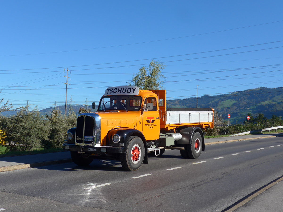 (198'174) - Tschudy, Chur - Nr. 9/ZH 31'103 U - Berna am 13. Oktober 2018 in Bilten, Schniserstrasse