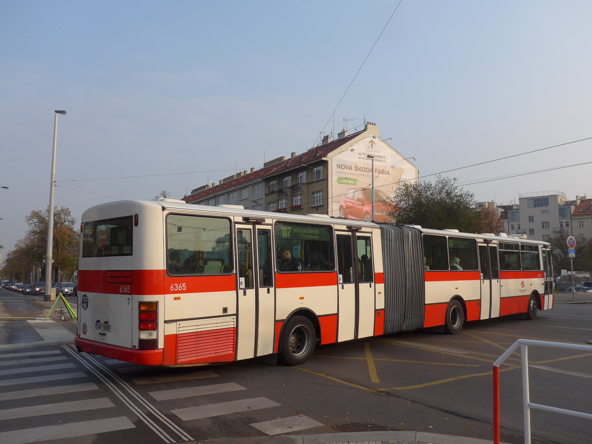 (198'488) - DPP Praha - Nr. 6365/3AV 6937 - Karosa am 19. Oktober 2018 in Praha, Dejvick