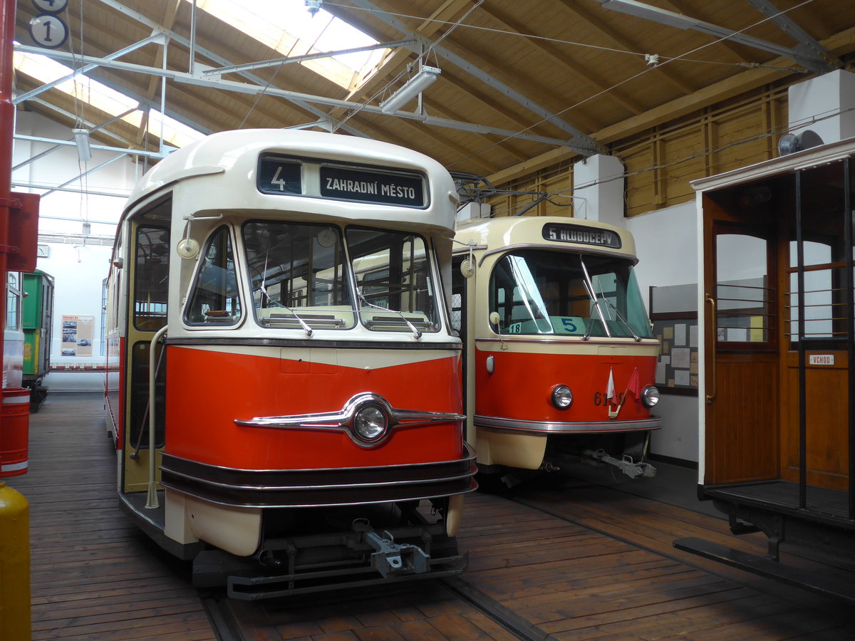 (198'790) - DPP-Tram - Nr. 6002 - am 20. Oktober 2018 in Praha, PNV-Museum