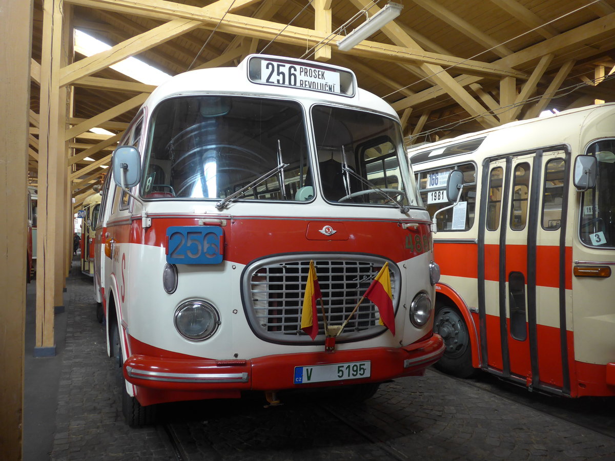 (198'823) - DPP Praha - Nr. 4881/V 5195 - Jelcz-Skoda am 20. Oktober 2018 in Praha, PNV-Museum