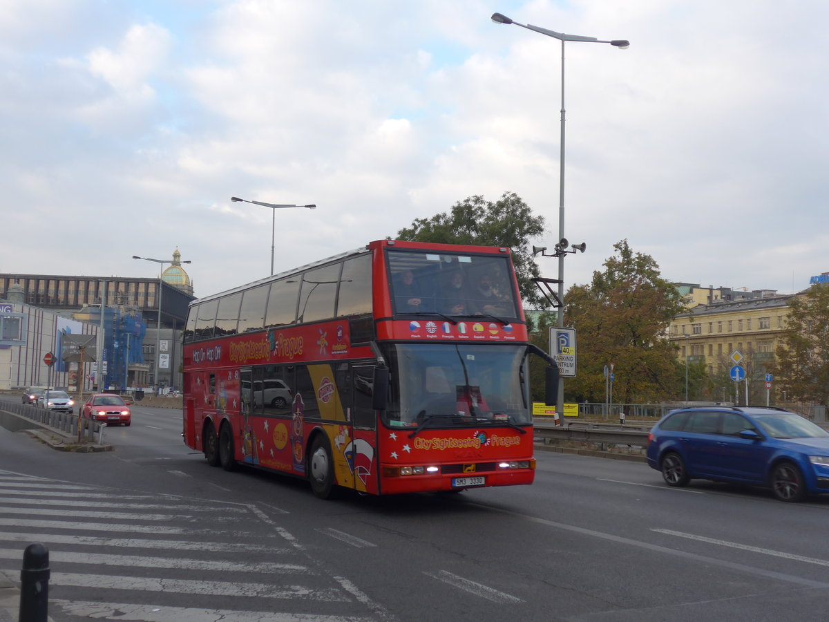 (198'941) - Sightseeing, Praha - 5M3 3330 - MAN am 21. Oktober 2018 in Praha, Hlavn Ndraz