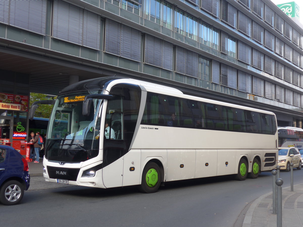 (198'972) - Krapp, Bamberg - BA-DK 58 - MAN am 21. Oktober 2018 in Nrnberg, Zentraler Busbahnhof