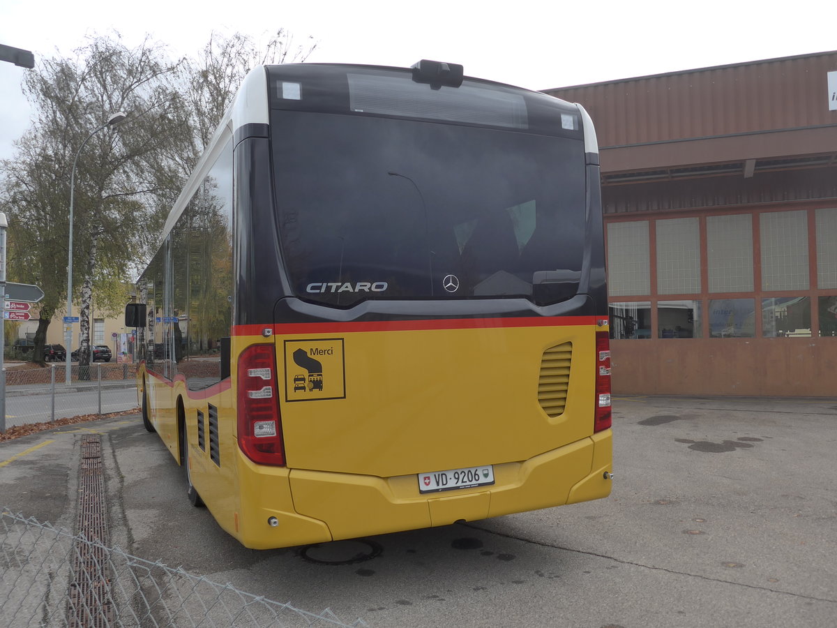 (199'045) - Faucherre, Moudon - VD 9206 - Mercedes am 28. Oktober 2018 in Yverdon, Postgarage