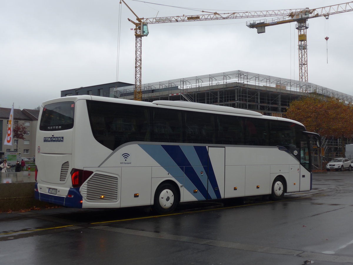 (199'167) - Aus Ungarn: HCC, Budapest - PAZ-389 - Setra am 29. Oktober 2018 beim Bahnhof Interlaken Ost