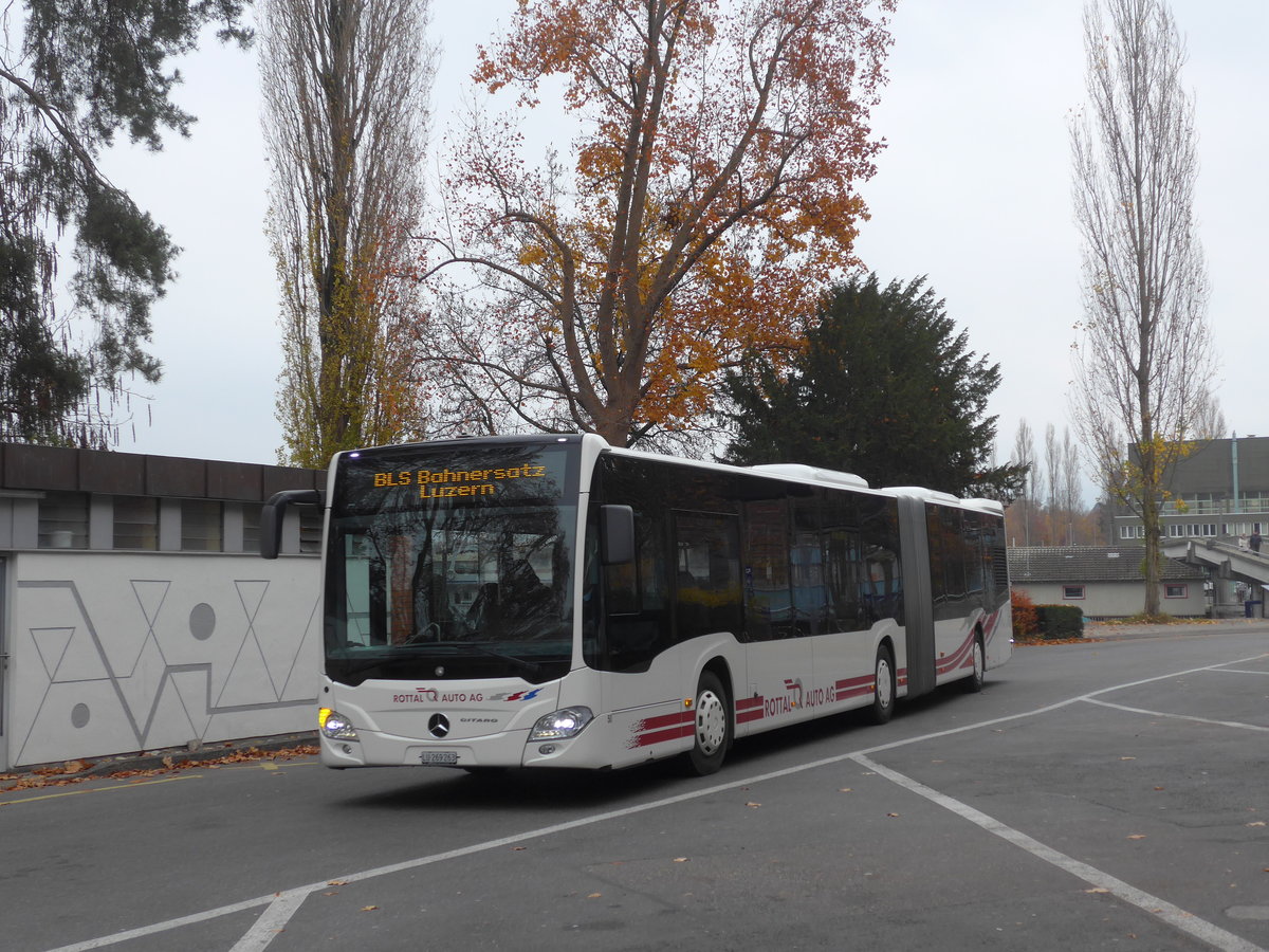 (199'352) - ARAG Ruswil - Nr. 50/LU 269'263 - Mercedes am 18. November 2018 in Luzern, Inseli-P