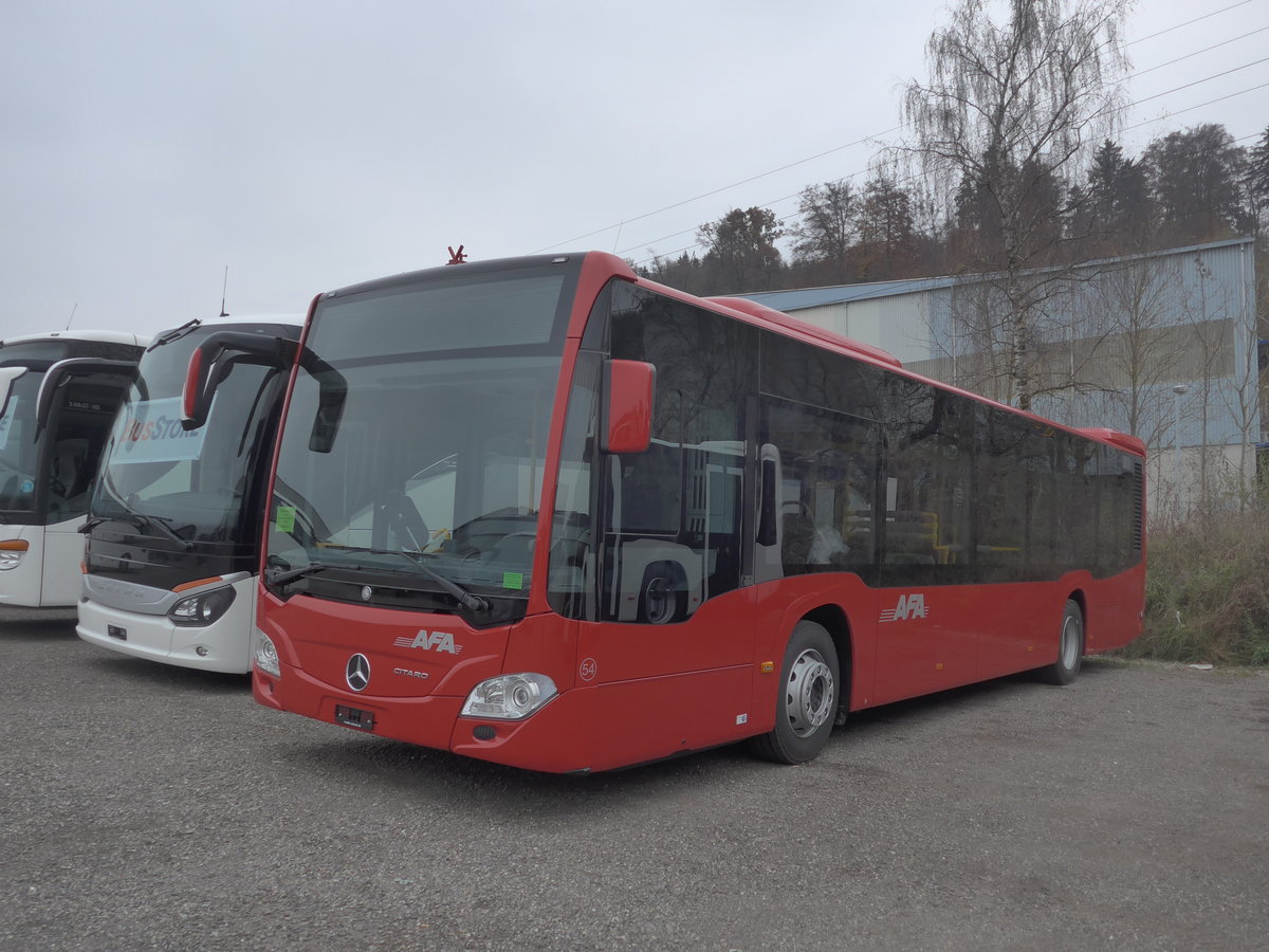 (199'405) - AFA Adelboden - Nr. 93* - Mercedes am 18. November 2018 in Kloten, EvoBus (* flschlicherweise mit Nr. 54 beschriftet!)