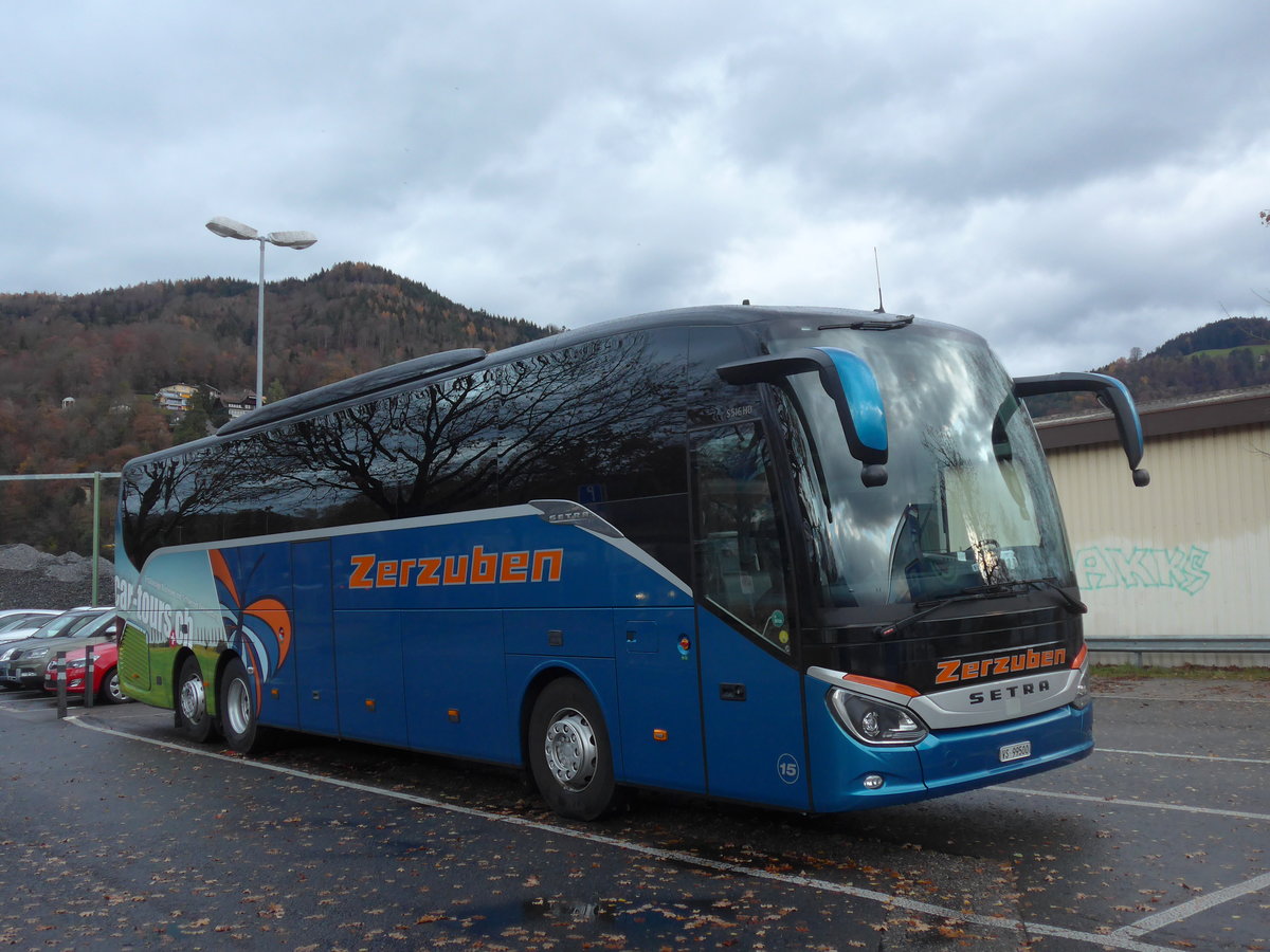 (199'627) - Zerzuben, Visp-Eyholz - Nr. 15/VS 99'500 - Setra am 3. Dezember 2018 in Thun, Seestrasse 