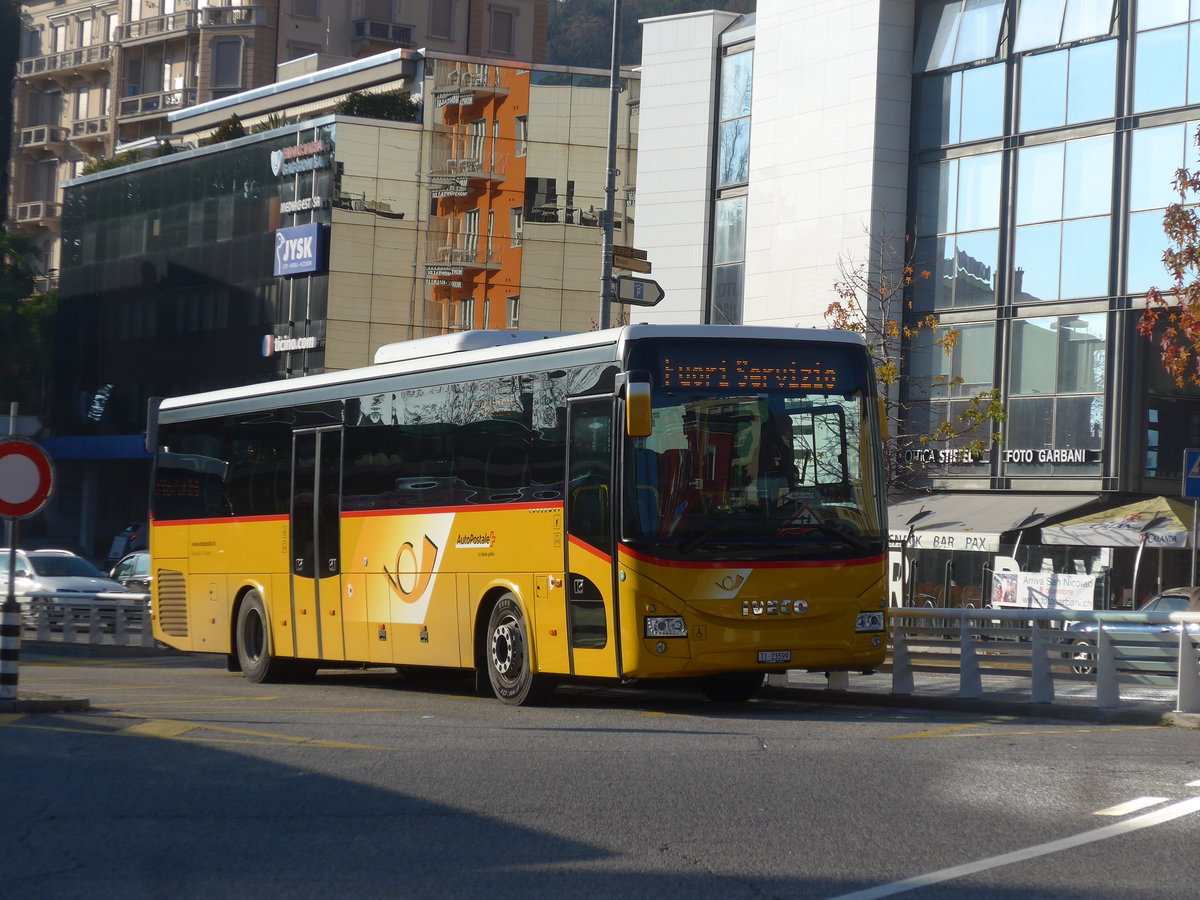 (199'763) - Chiesa, Riazzino - TI 23'599 - Iveco am 7. Dezember 2018 beim Bahnhof Locarno