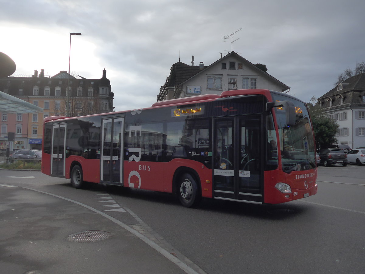 (199'782) - AHW Horgen - Nr. 656/ZH 456'887 - Mercedes am 8. Dezember 2018 beim Bahnhof Wdenswil