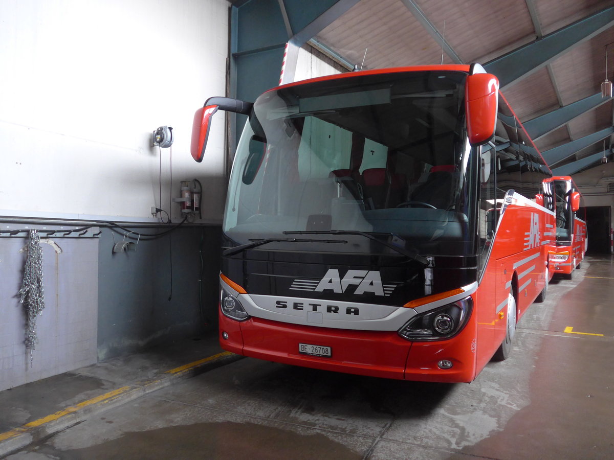 (199'982) - AFA Adelboden - Nr. 26/BE 26'708 - Setra am 16. Dezember 2018 in Adelboden, Busstation