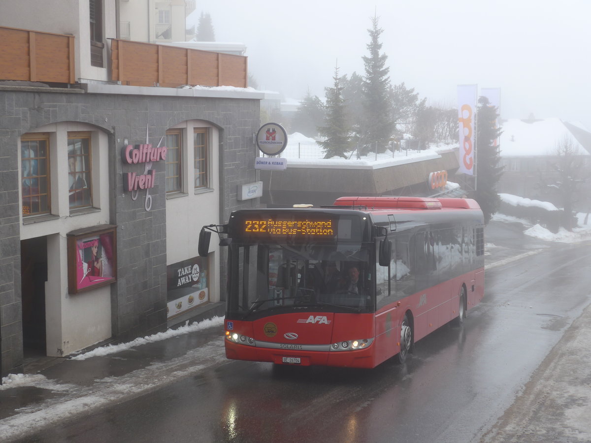 (199'985) - AFA Adelboden - Nr. 91/BE 26'704 - Solaris am 16. Dezember 2018 in Adelboden, Landstrasse