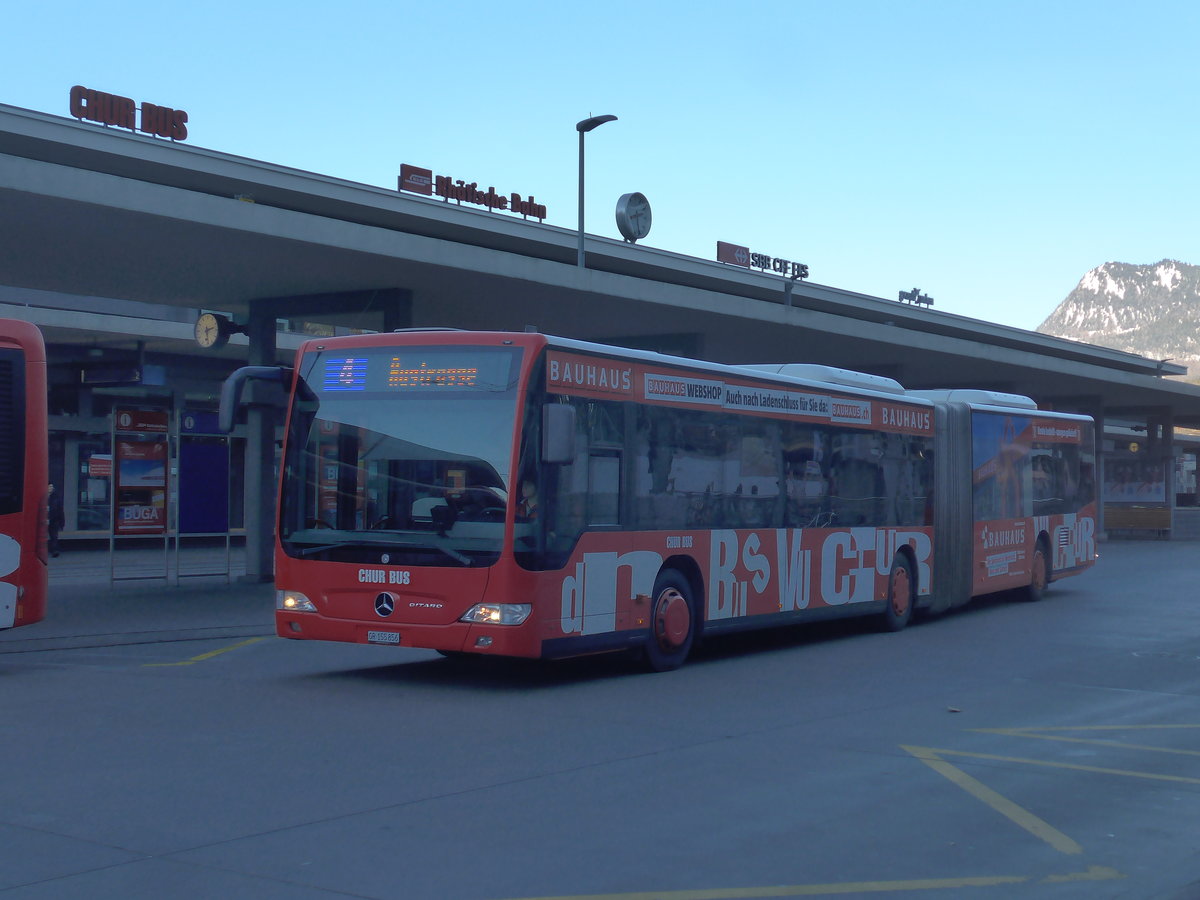 (200'321) - SBC Chur - Nr. 56/GR 155'856 - Mercedes (ex Nr. 36) am 26. Dezember 2018 beim Bahnhof Chur