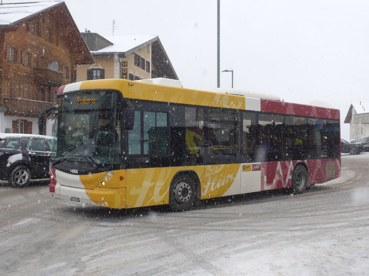 (200'604) - Stuppan, Flims - GR 11'334 - Scania/Hess am 2. Januar 2019 in Flims, Post