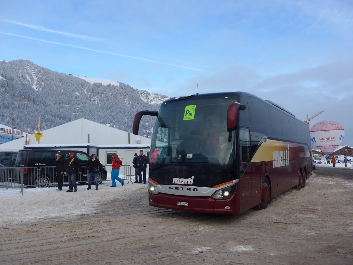 (200'837) - Marti, Kallnach - Nr. 15/BE 572'215 - Setra am 12. Januar 2019 in Adelboden, Weltcup