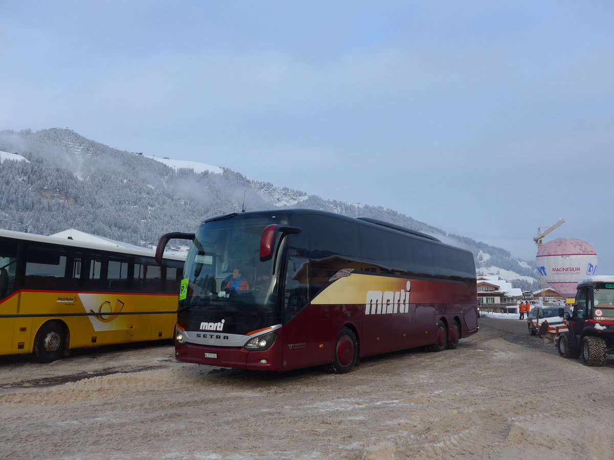 (200'855) - Marti, Kallnach - Nr. 22/BE 572'222 - Setra am 12. Januar 2019 in Adelboden, Weltcup