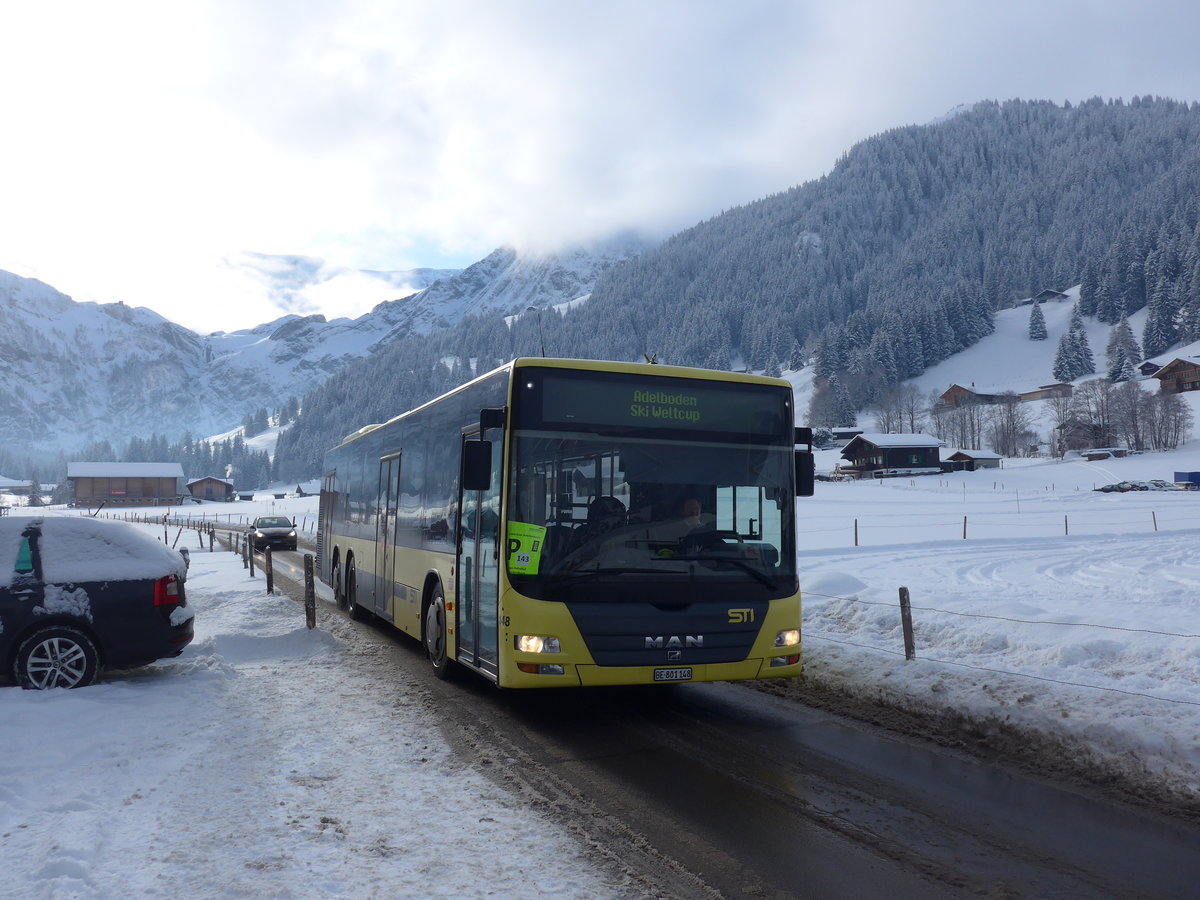 (200'889) - STI Thun - Nr. 148/BE 801'148 - MAN am 12. Januar 2019 in Adelboden, Weltcup