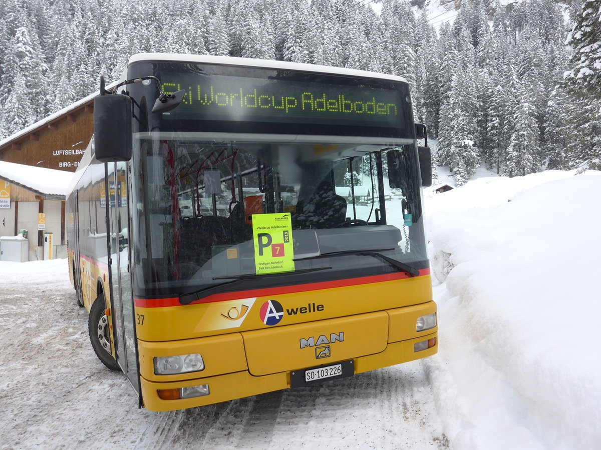 (200'896) - Wyss, Boningen - Nr. 37/SO 103'226 - MAN am 12. Januar 2019 in Adelboden, Unter dem Birg