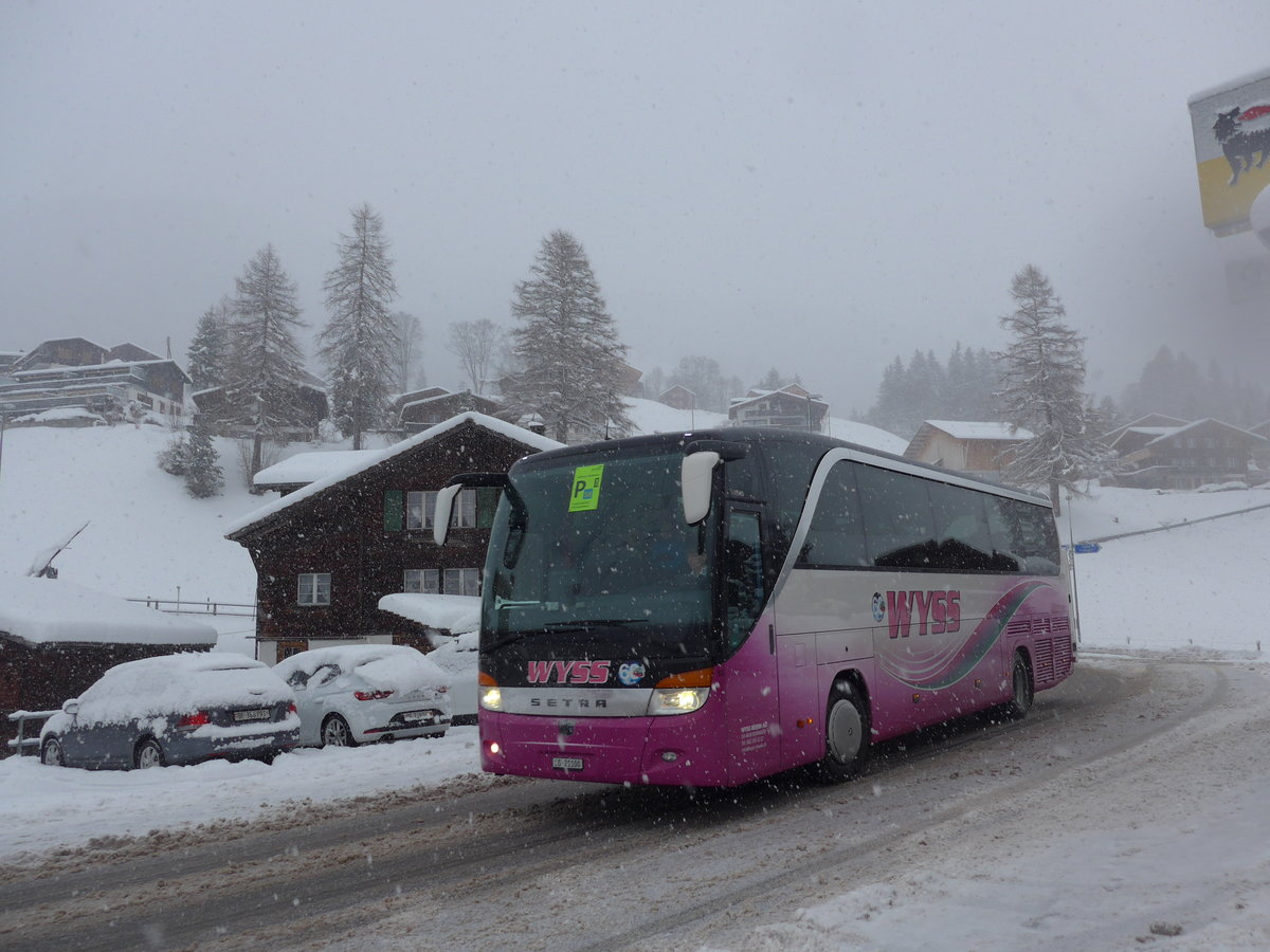 (201'108) - Wyss, Boningen - Nr. 55/SO 21'100 - Setra am 13. Januar 2019 in Adelboden, Oey