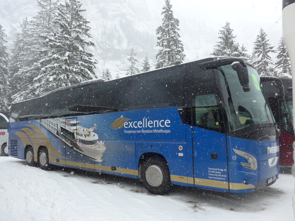 (201'185) - Twerenbold, Baden - Nr. 72/BE 826'515 - VDL am 13. Januar 2019 in Adelboden, Unter dem Birg