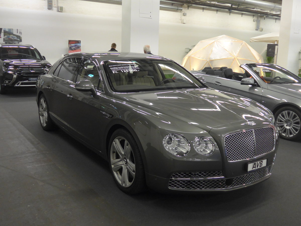 (201'546) - Bentley am 11. Februar 2019 in Basel, MUBA